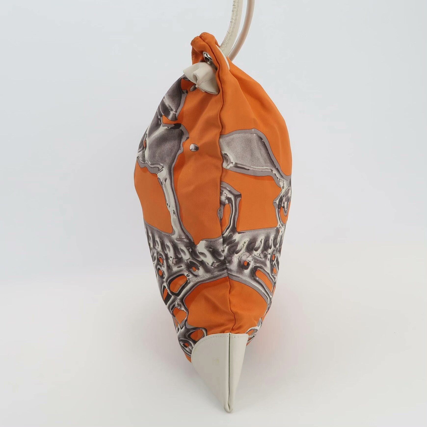 Hermes Hermes Silkycity Orange Scarf Bag Size ONE SIZE - 3 Thumbnail