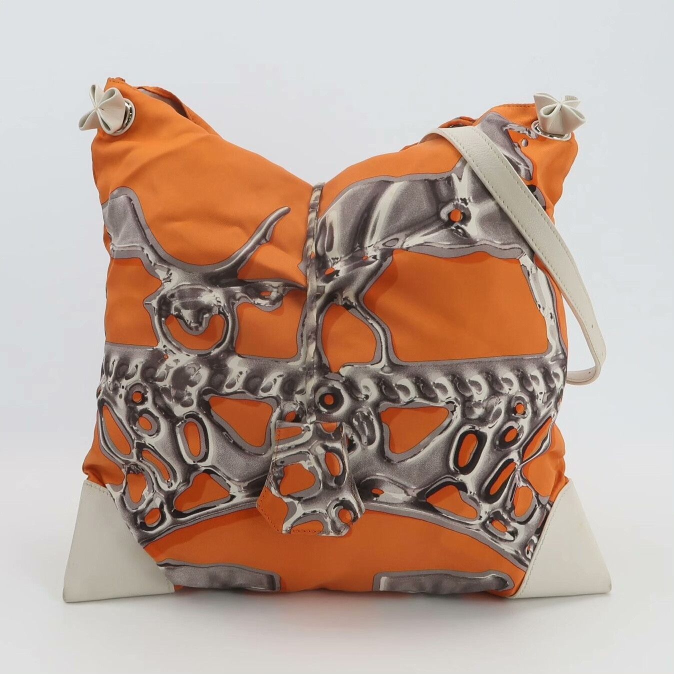 Hermes Hermes Silkycity Orange Scarf Bag Size ONE SIZE - 2 Thumbnail