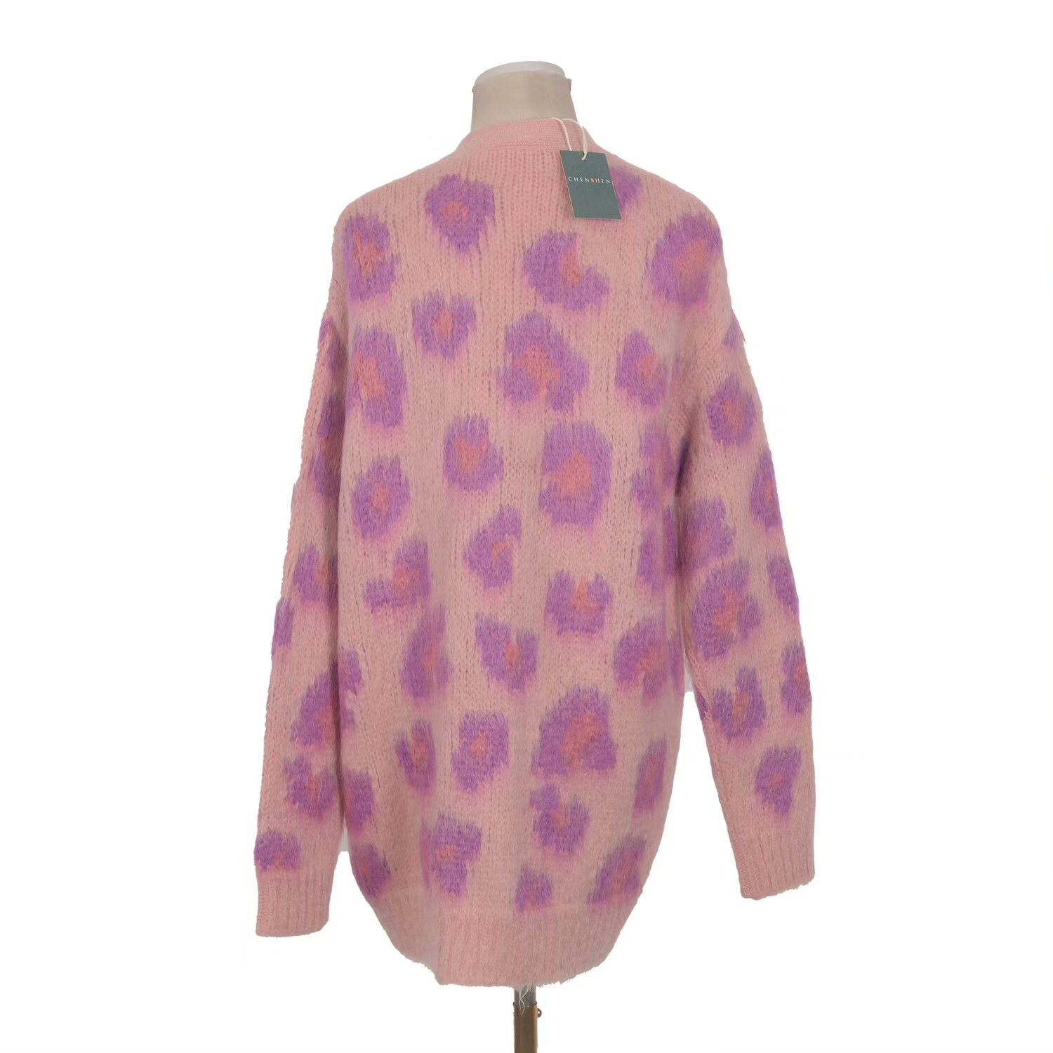 Miu Miu Miu Miu Leopard Mohair Cardigan Size S / US 4 / IT 40 - 2 Thumbnail