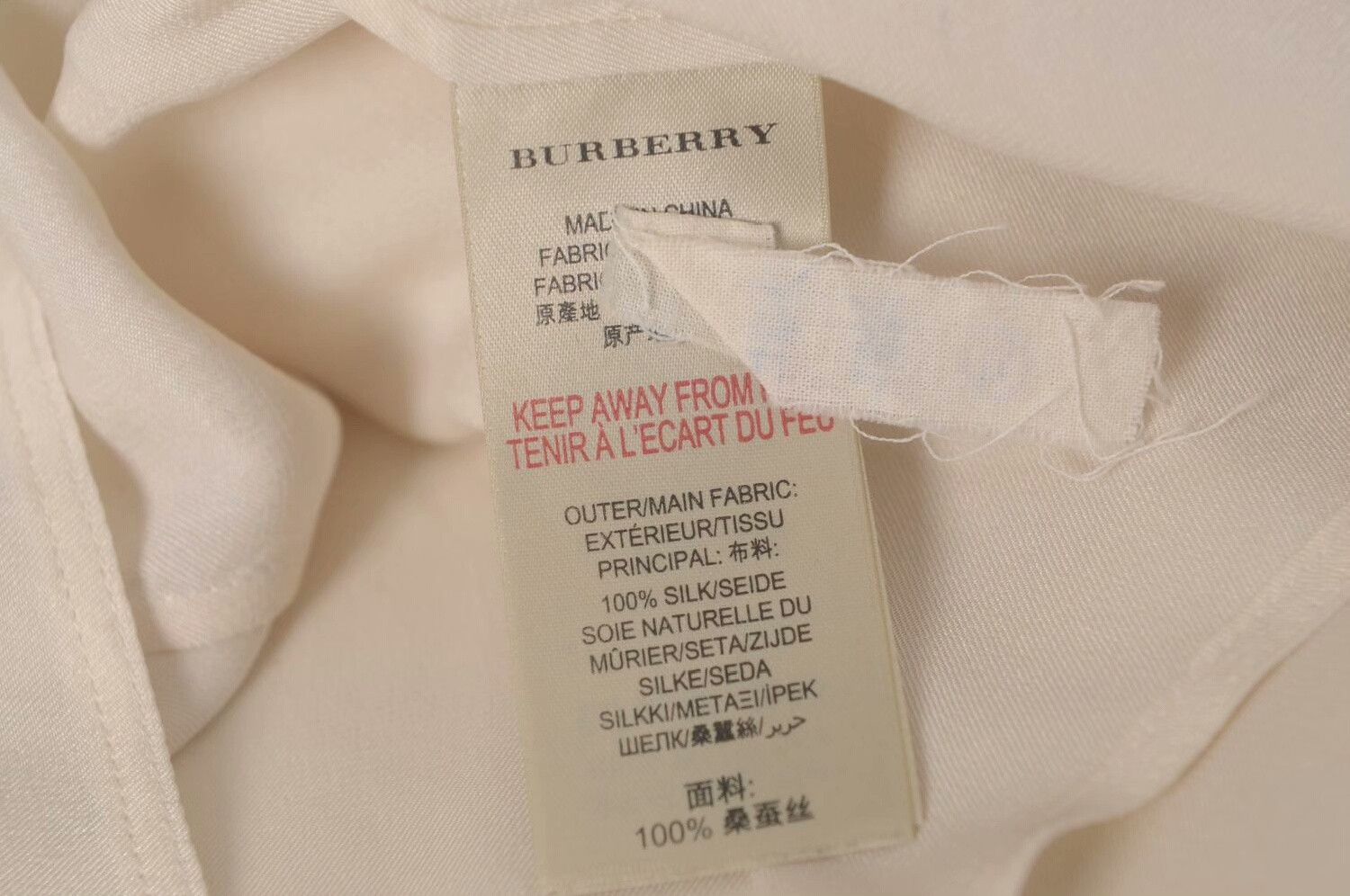 Burberry Burberry Women's Silk Shirt S Size S / US 4 / IT 40 - 7 Thumbnail
