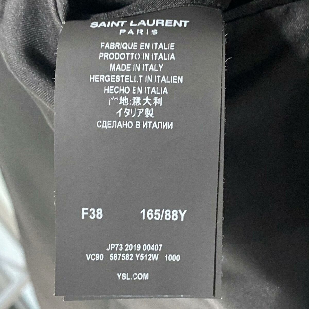 Saint Laurent Paris Saint Laurent Black Smoking Blazer Size S / US 4 / IT 40 - 5 Thumbnail
