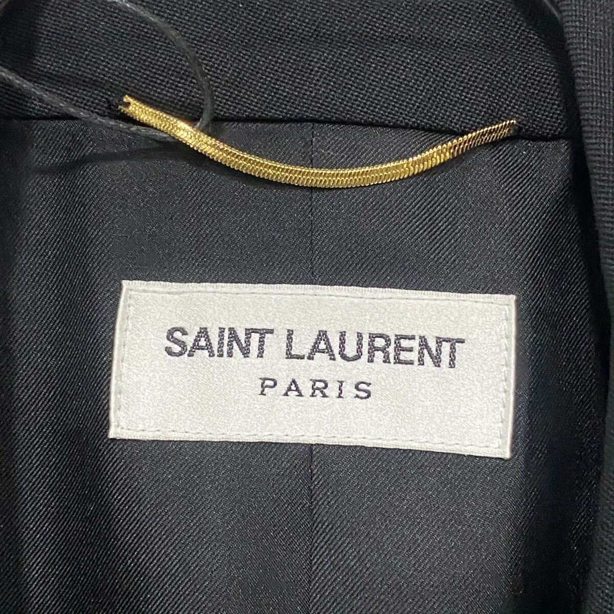 Saint Laurent Paris Saint Laurent Black Smoking Blazer Size S / US 4 / IT 40 - 4 Thumbnail
