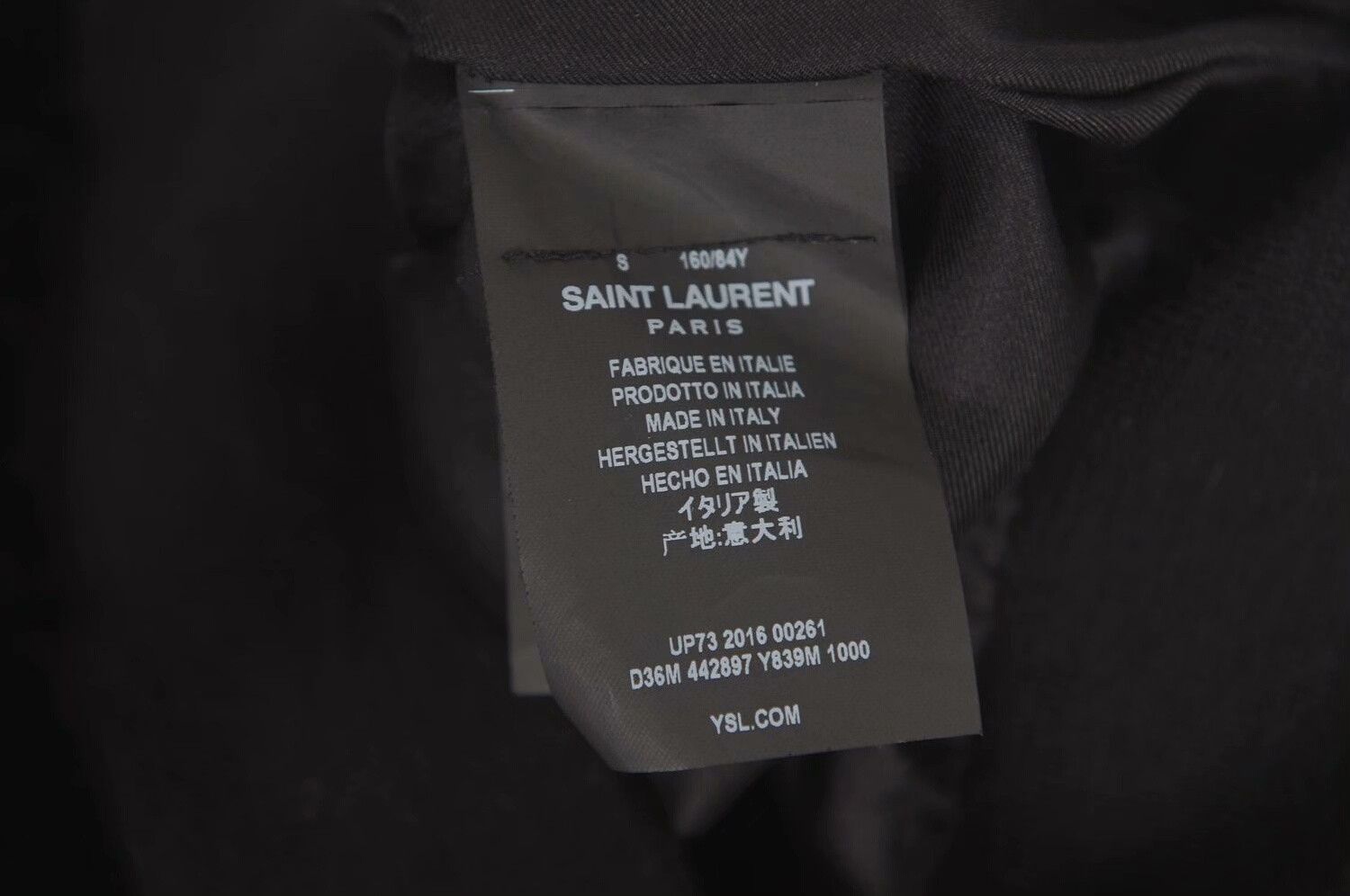 Saint Laurent Paris Saint Laurent Note Velvet Jacket Size US S / EU 44-46 / 1 - 7 Thumbnail