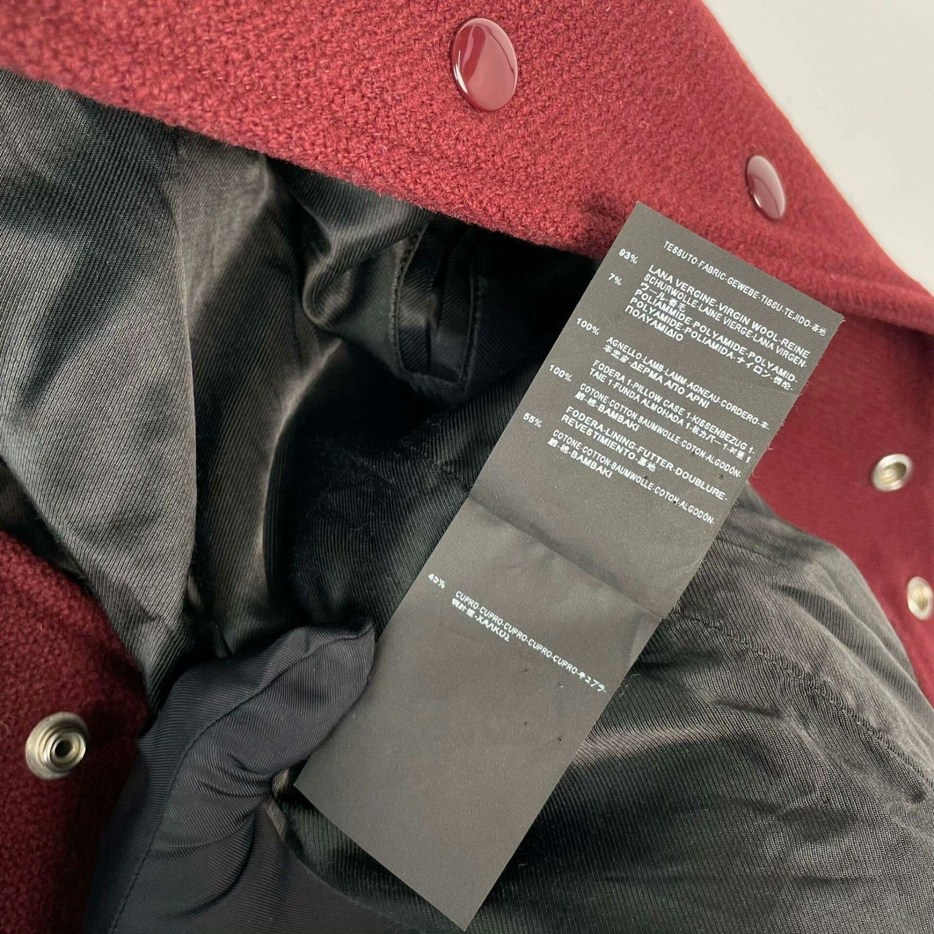 Saint Laurent Paris Saint Laurent Wool Leather Jacket 36 Size XS / US 0-2 / IT 36-38 - 3 Thumbnail