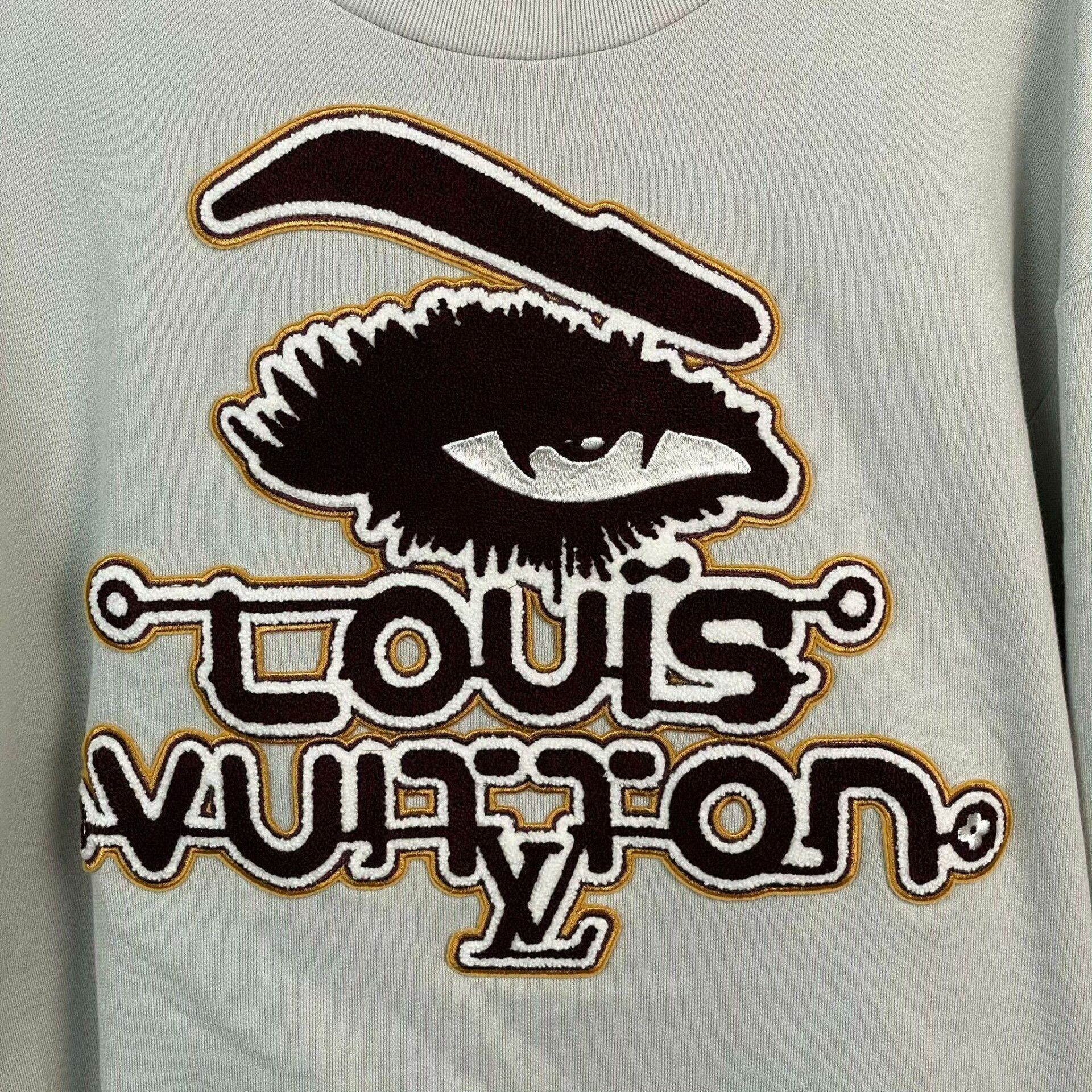 Louis Vuitton Louis Vuitton Eye Embroidery Sweatshirt XXL Size US XXL / EU 58 / 5 - 8 Thumbnail