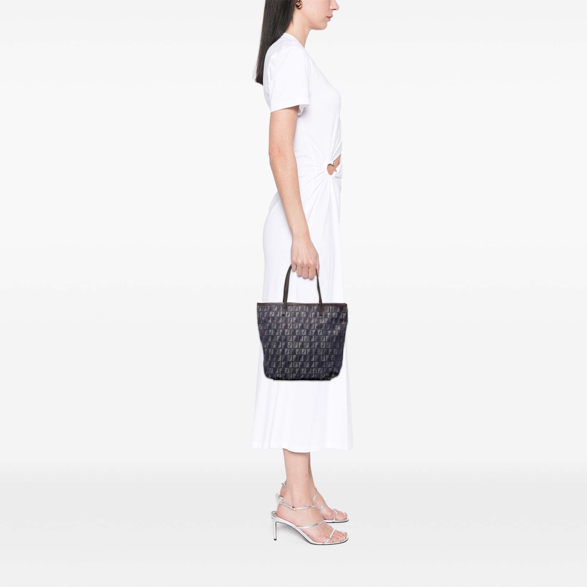 Fendi Zucchino Denim Tote Size ONE SIZE - 7 Thumbnail