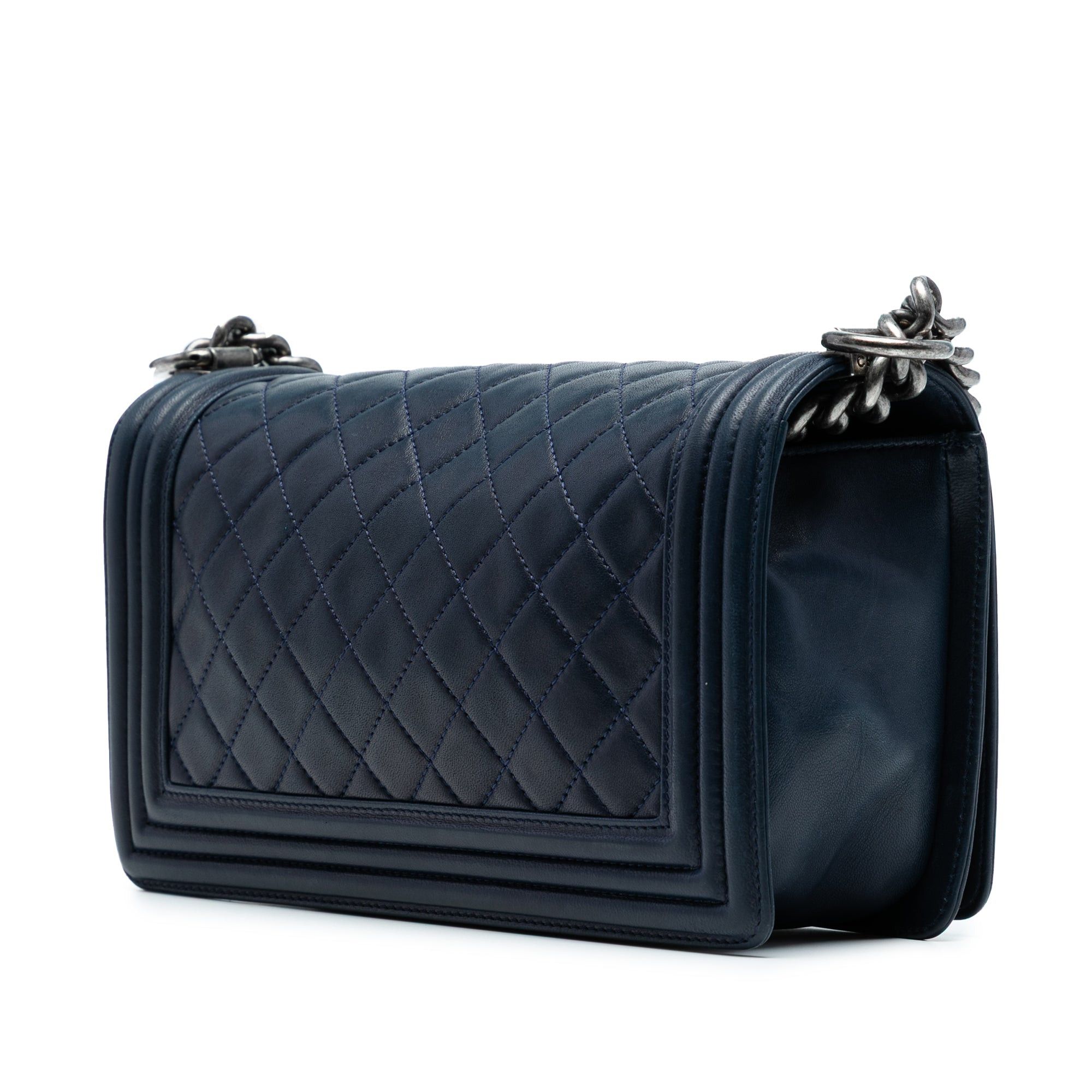 Chanel Old Medium Quilted Lambskin Boy Flap Size ONE SIZE - 2 Thumbnail