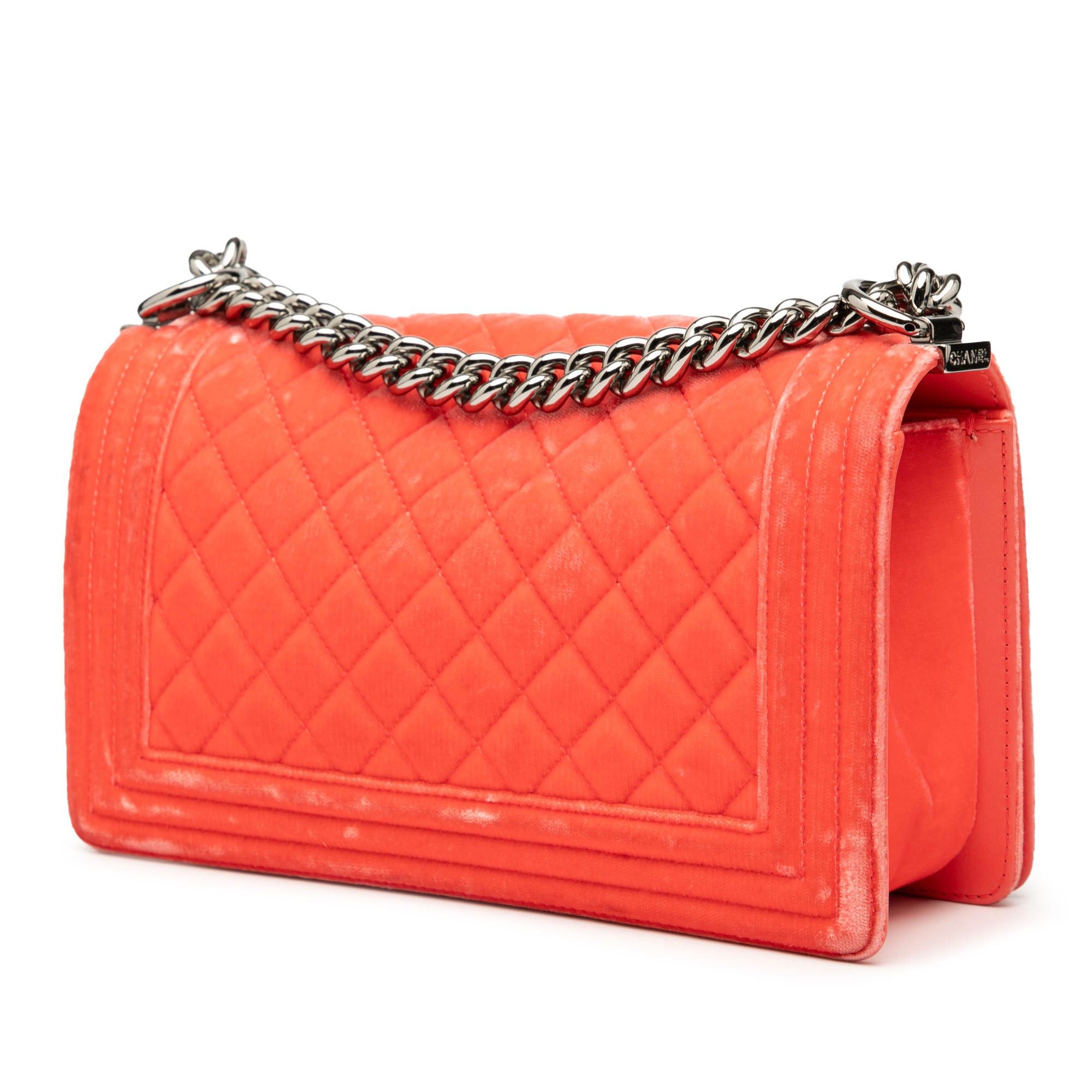 Chanel Old Medium Quilted Velvet Boy Flap Size ONE SIZE - 2 Thumbnail