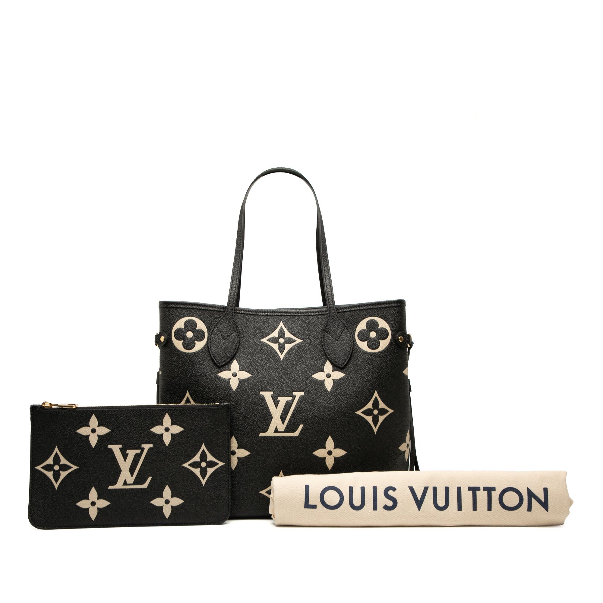 Louis Vuitton Bicolor Monogram Giant Empreinte Neverfull MM Size ONE SIZE - 7 Thumbnail