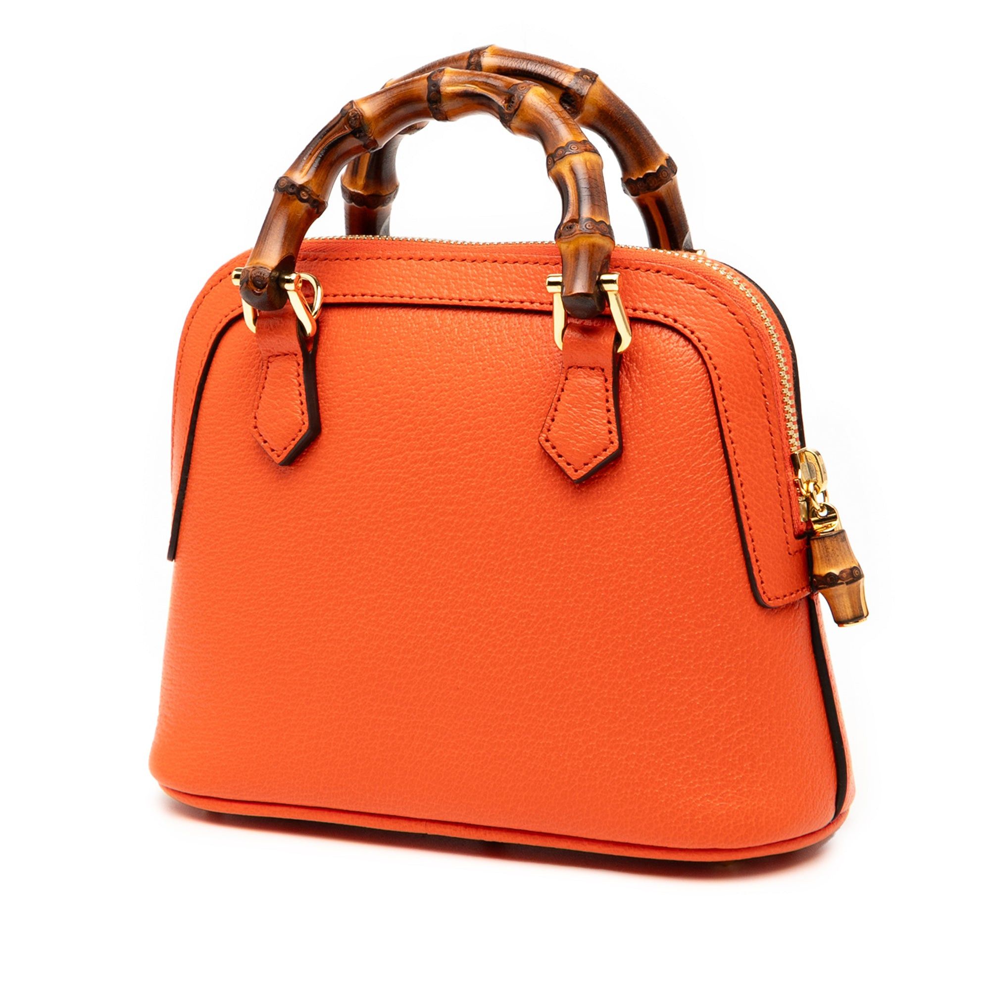 Gucci Mini Dollar Calfskin Bamboo Diana Dome Satchel Size ONE SIZE - 2 Thumbnail