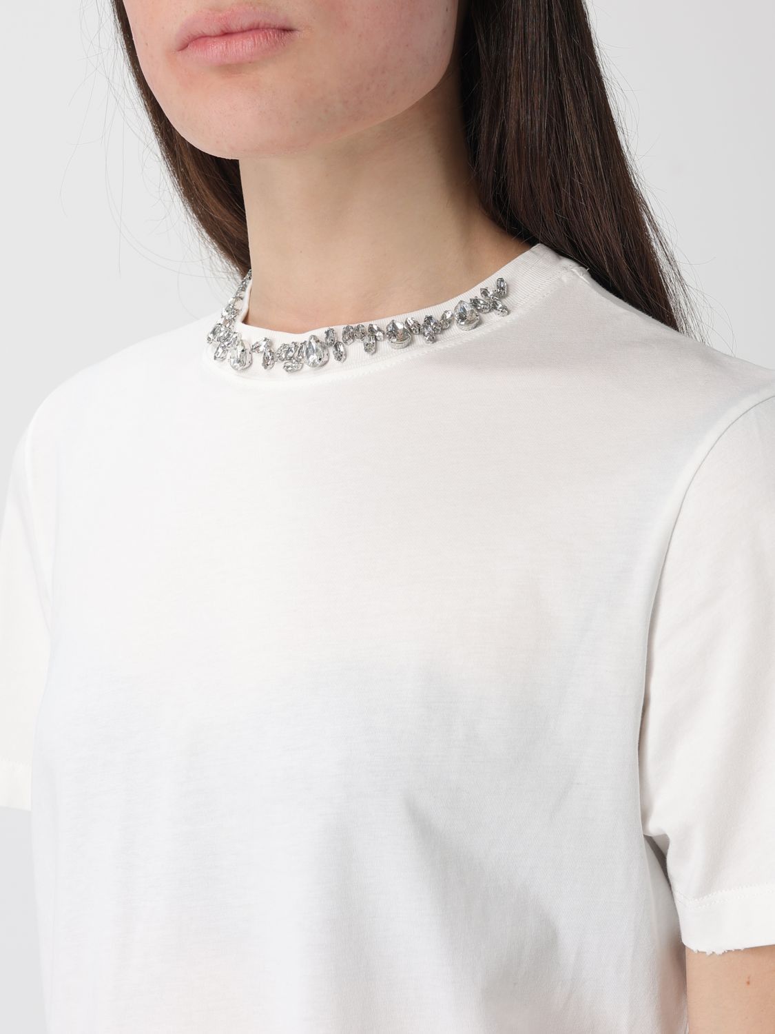 Golden Goose Golden Goose T-Shirt Woman White Size L / US 10 / IT 46 - 3 Thumbnail