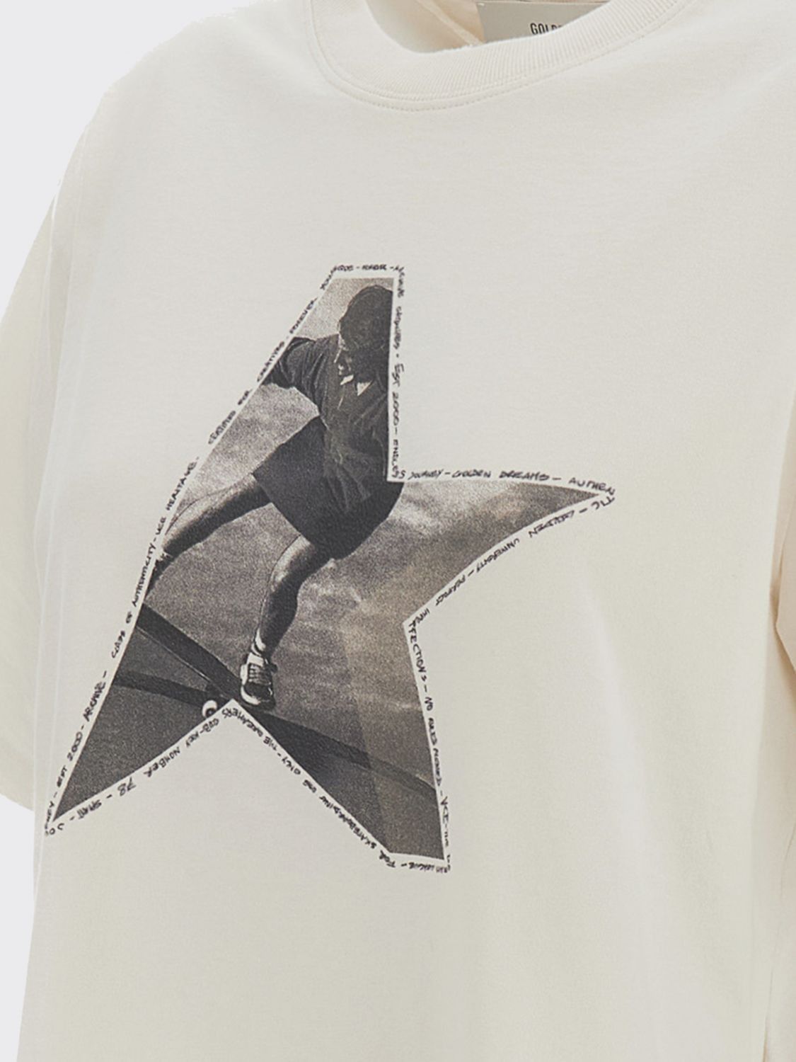 Golden Goose Golden Goose T-Shirt Woman White Size L / US 10 / IT 46 - 4 Thumbnail