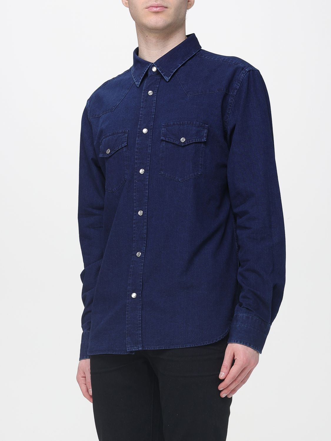 Tom Ford Tom Ford Shirt Men Blue Size US L / EU 52-54 / 3 - 4 Thumbnail
