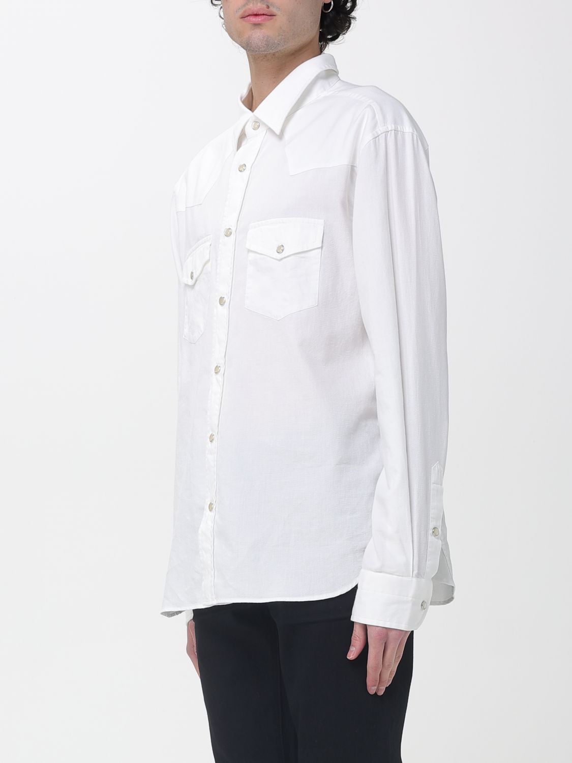 Tom Ford Tom Ford Shirt Men White Size US XL / EU 56 / 4 - 4 Thumbnail