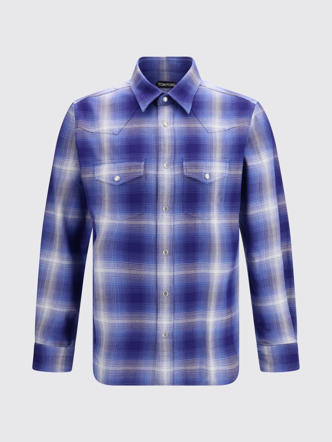 Tom Ford Tom Ford Shirt Men Blue Size US XXS / EU 40 - 2 Thumbnail
