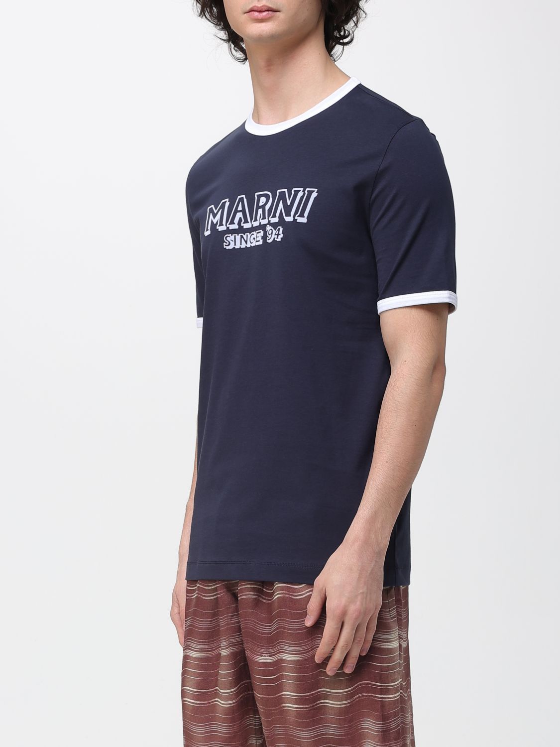 Marni Marni T-Shirt Men Blue Size US S / EU 44-46 / 1 - 4 Thumbnail