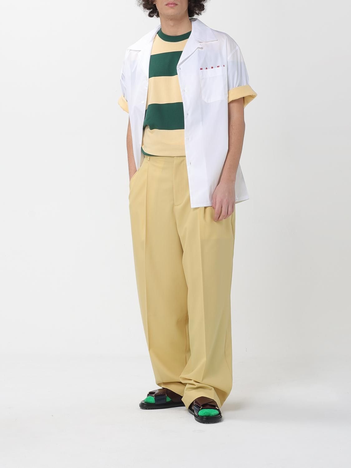 Marni Marni T-Shirt Men Green Size US L / EU 52-54 / 3 - 2 Thumbnail