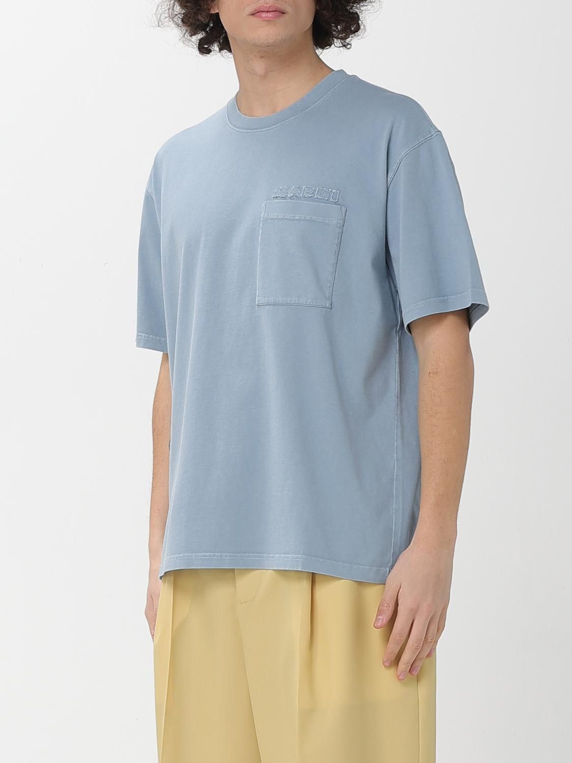 Marni Marni T-Shirt Men Sky Size US L / EU 52-54 / 3 - 4 Thumbnail