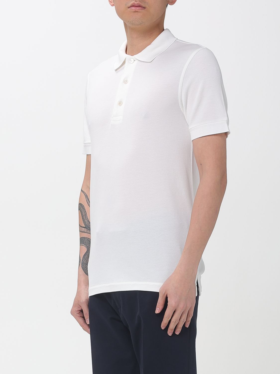 Tom Ford Tom Ford Polo Shirt Men White Size US L / EU 52-54 / 3 - 4 Thumbnail