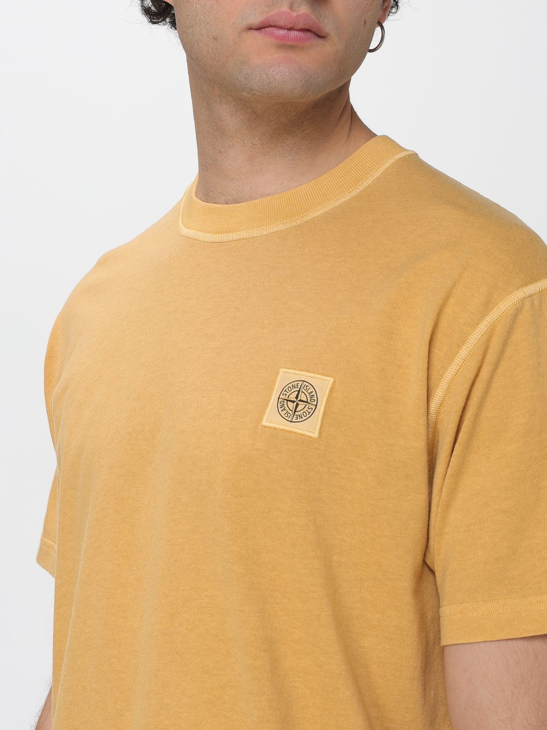 Stone Island T-Shirt Men Yellow