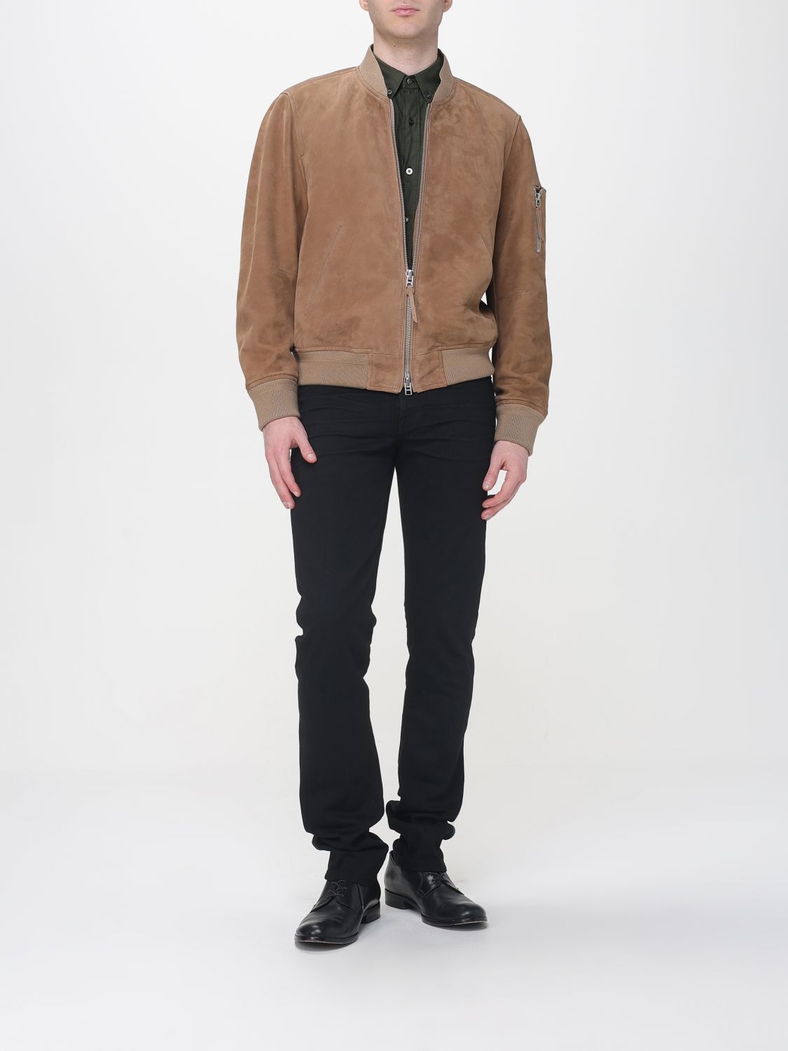 Tom Ford Tom Ford Jacket Men Beige Size US L / EU 52-54 / 3 - 2 Thumbnail