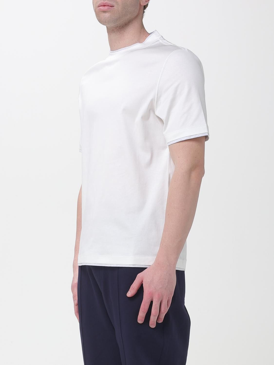 Brunello Cucinelli Brunello Cucinelli T-Shirt Men Beige Size US S / EU 44-46 / 1 - 4 Thumbnail