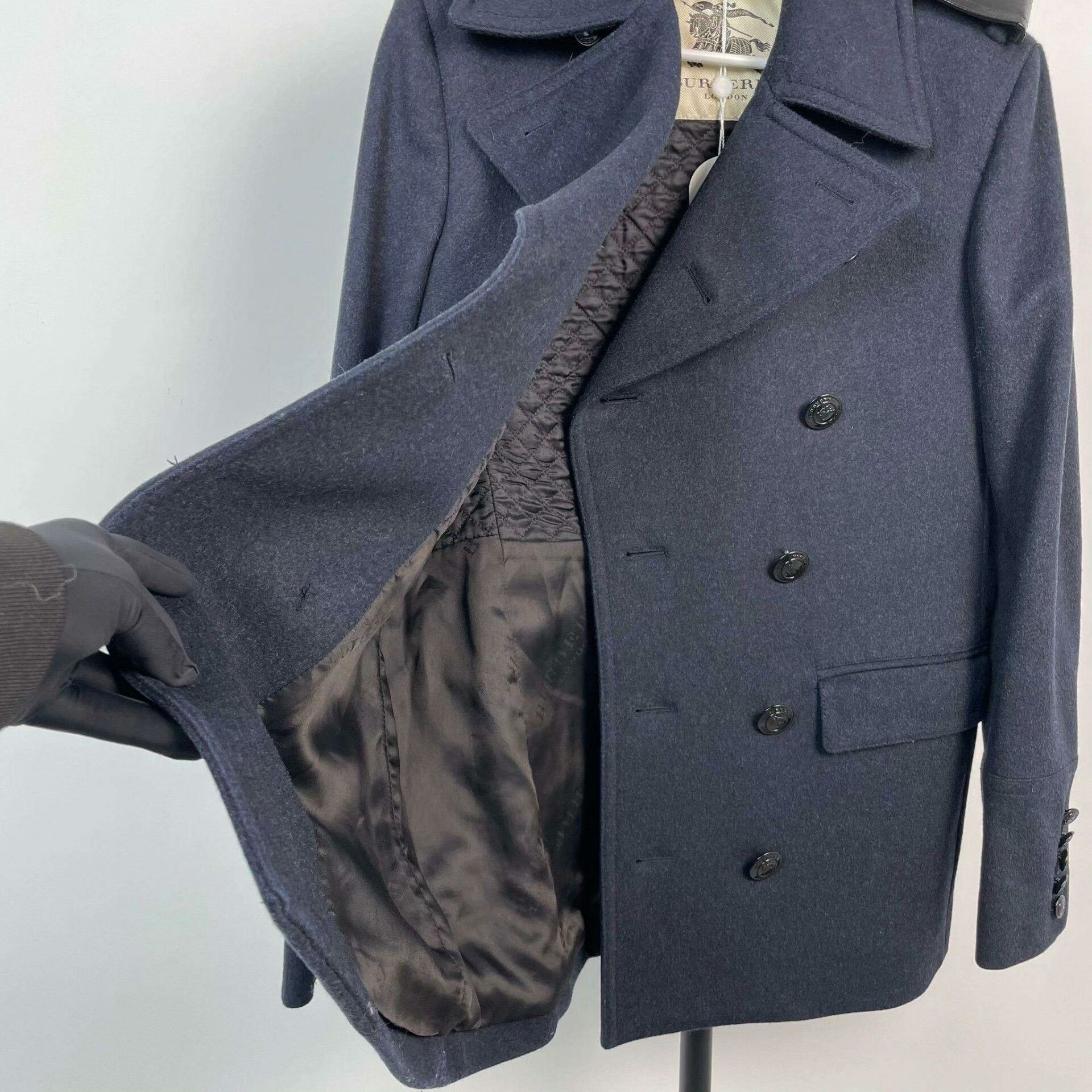 Burberry Burberry Wool Coat 48 Italy Size US M / EU 48-50 / 2 - 4 Thumbnail