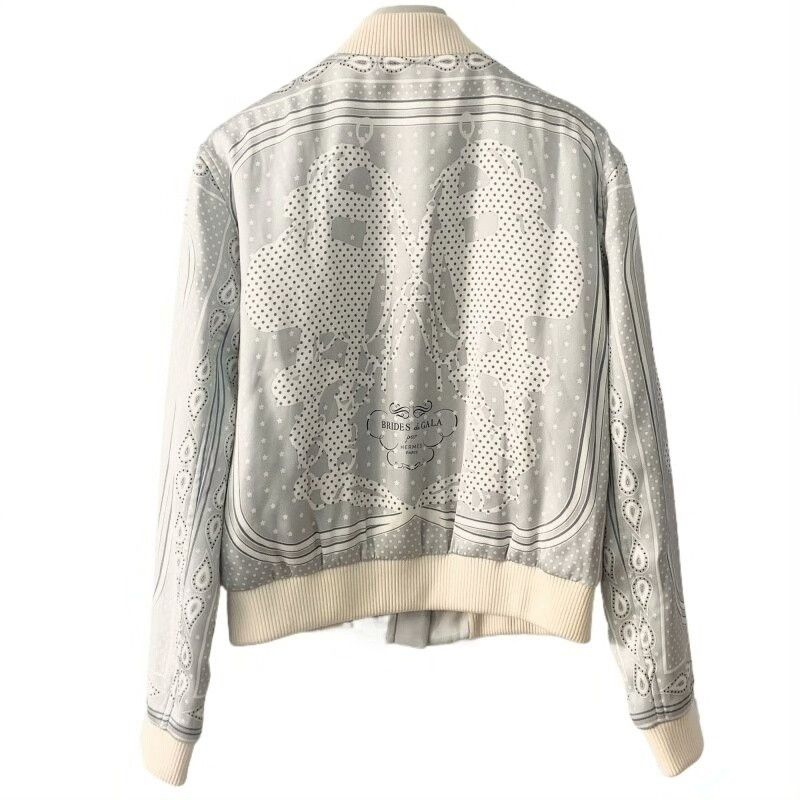 Hermes Hermes Brides de Gala Silk Baseball Jacket Size S / US 4 / IT 40 - 2 Thumbnail