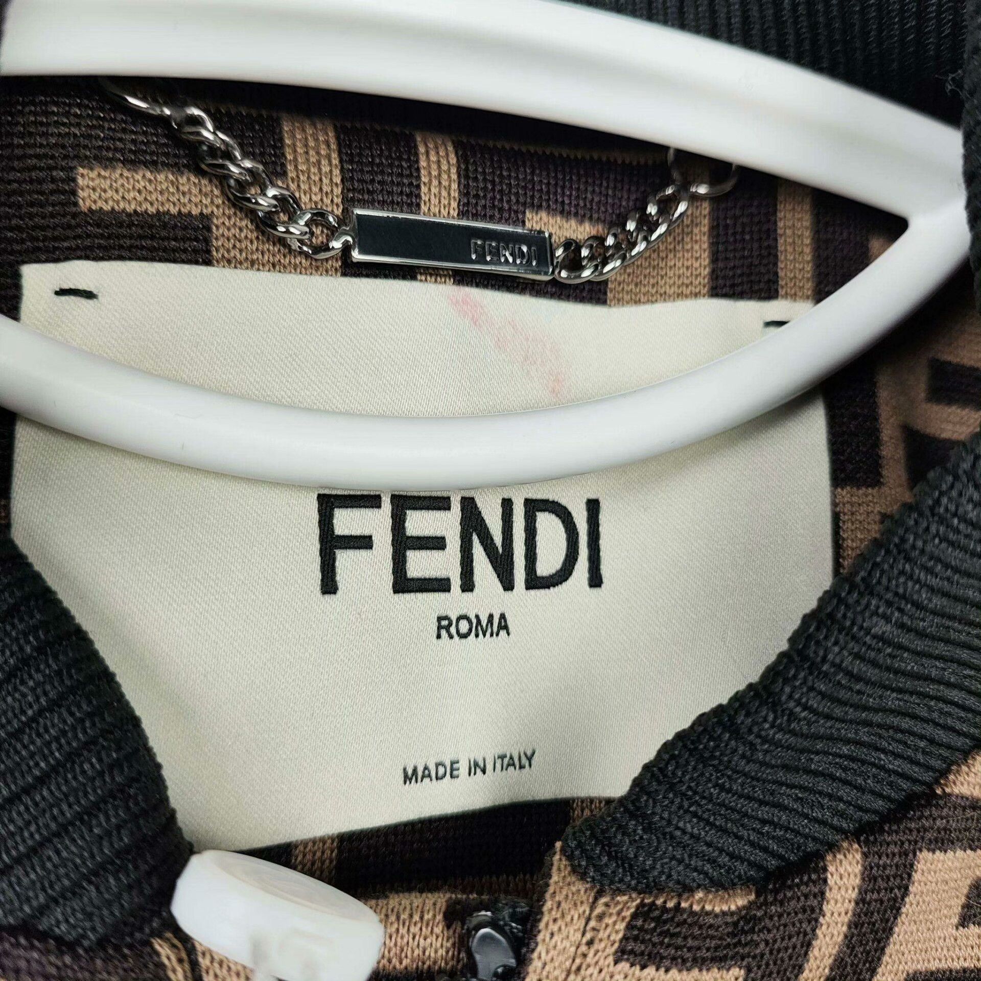 Fendi Fendi Cotton FF Logo Short Jacket Size S / US 4 / IT 40 - 3 Thumbnail