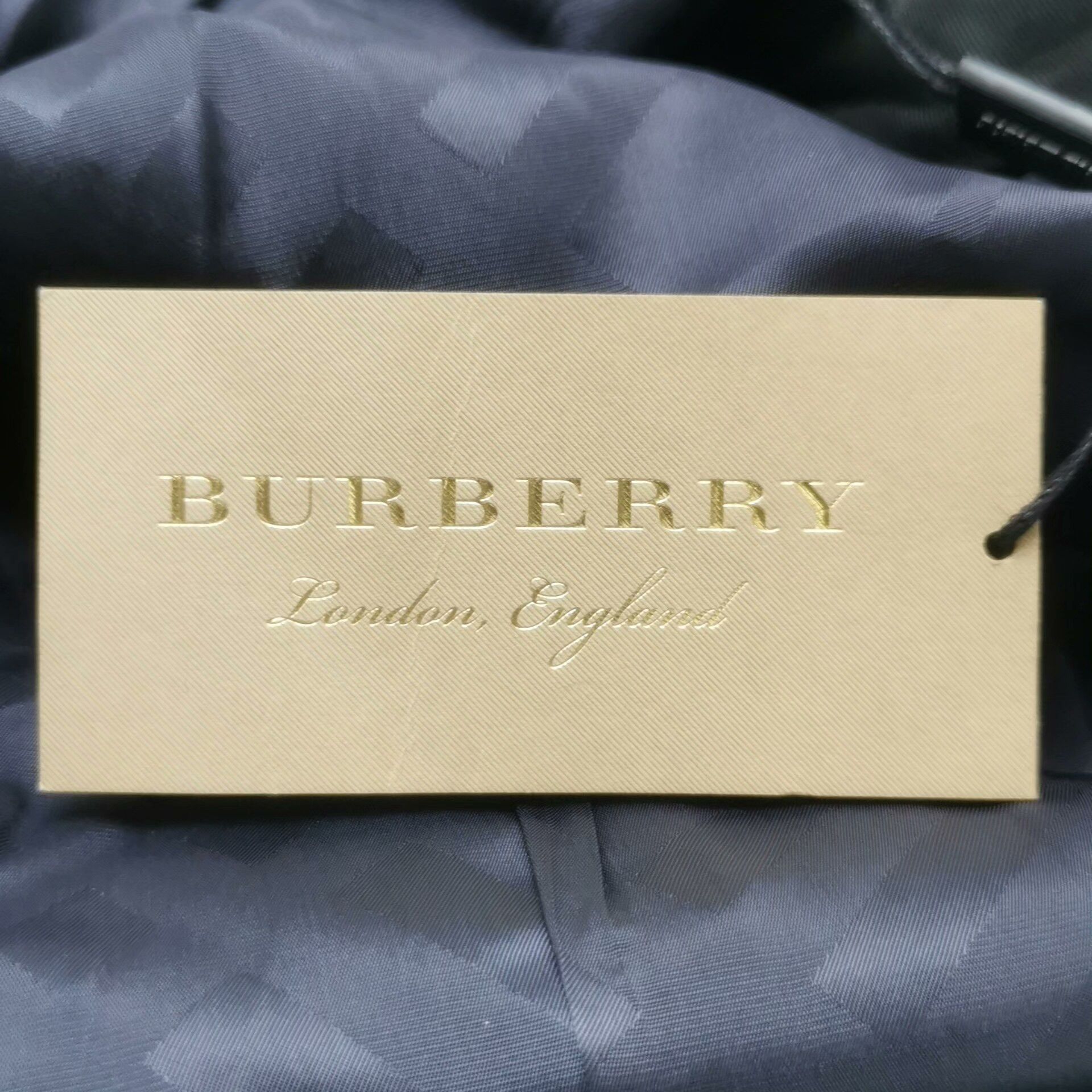 Burberry Navy Wool Blend Suit Set