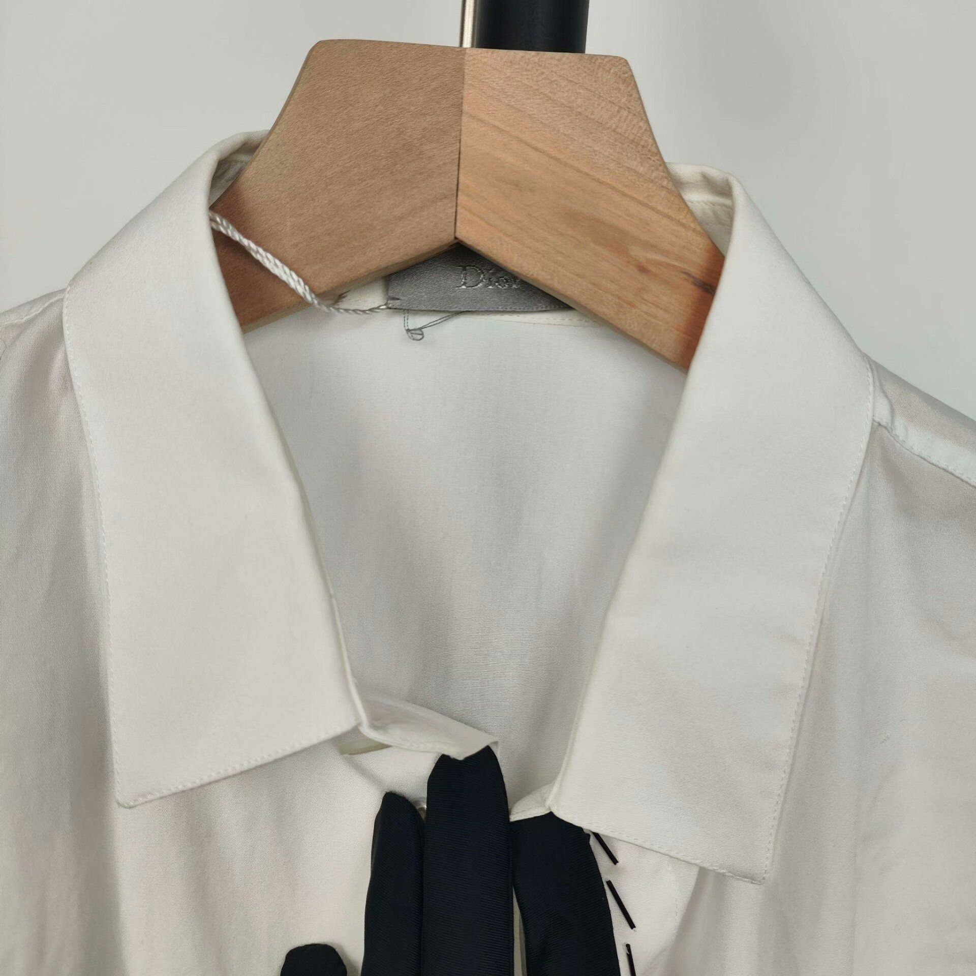 Dior Dior White Cotton Long Shirt Size S / US 4 / IT 40 - 5 Thumbnail