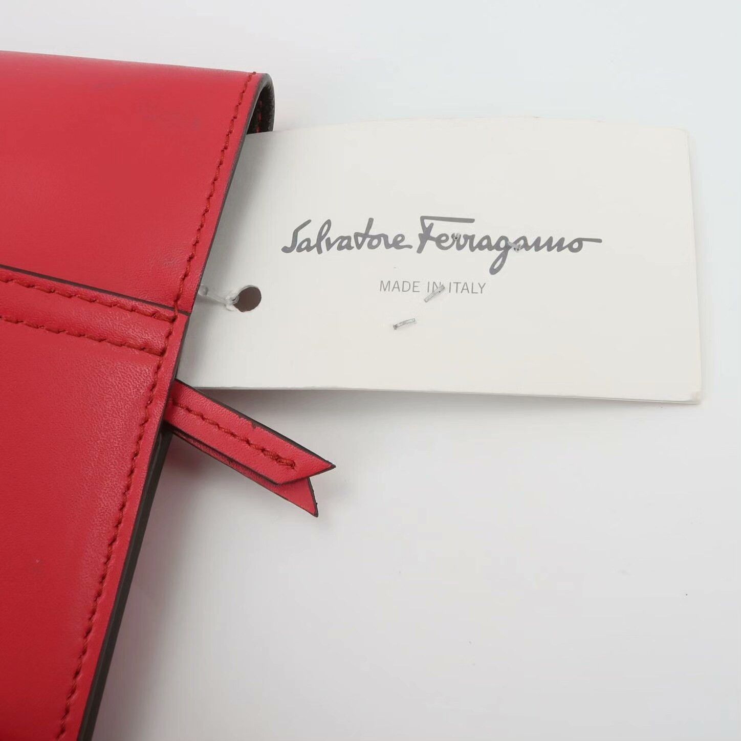 Salvatore Ferragamo Salvatore Ferragamo Red Handbag Size ONE SIZE - 8 Thumbnail