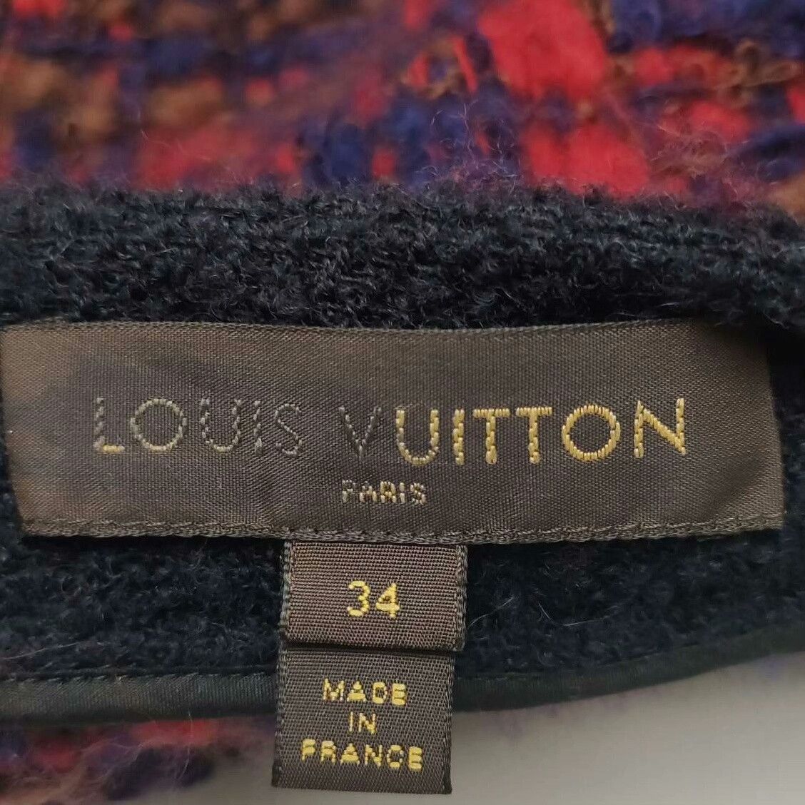 Louis Vuitton Louis Vuitton Colorblock Wool Blend Short Coat Size XXS / US 00 / IT 34 - 4 Thumbnail