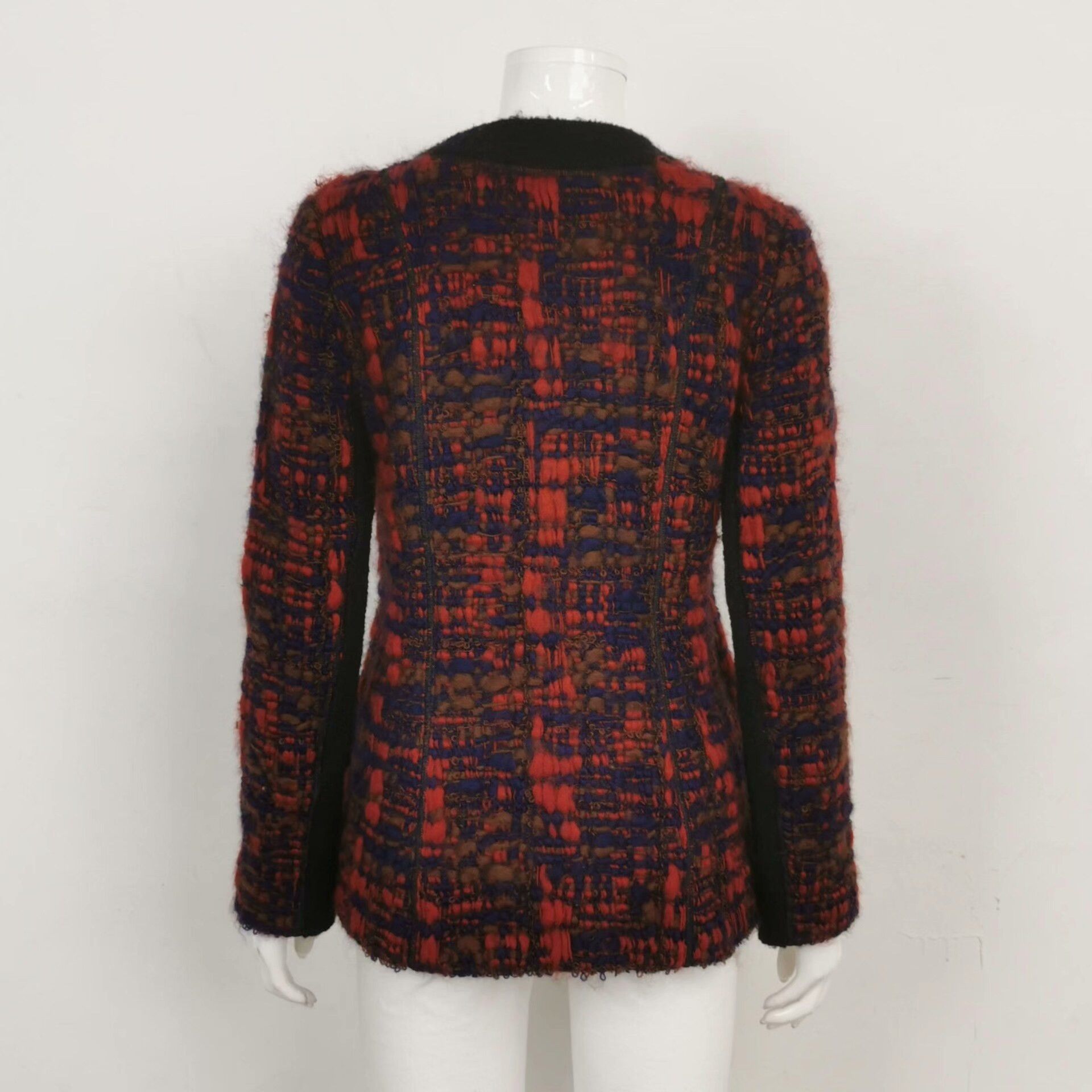 Louis Vuitton Louis Vuitton Colorblock Wool Blend Short Coat Size XXS / US 00 / IT 34 - 2 Thumbnail