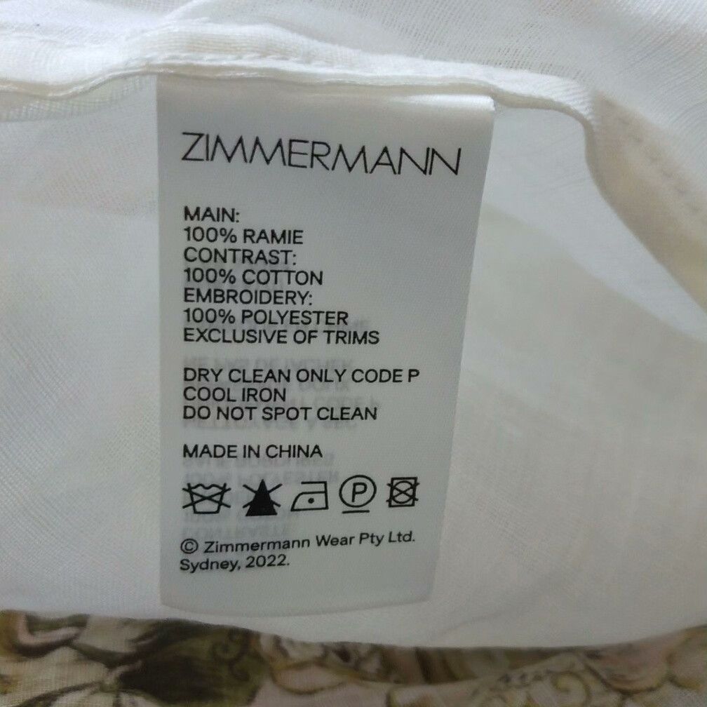 Zimmermann Zimmermann Vintage Silk Shirt Size XS / US 0-2 / IT 36-38 - 7 Thumbnail