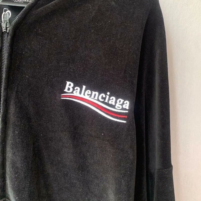 Balenciaga Balenciaga Coca-Cola Logo Velvet Hoodie Size US L / EU 52-54 / 3 - 3 Thumbnail