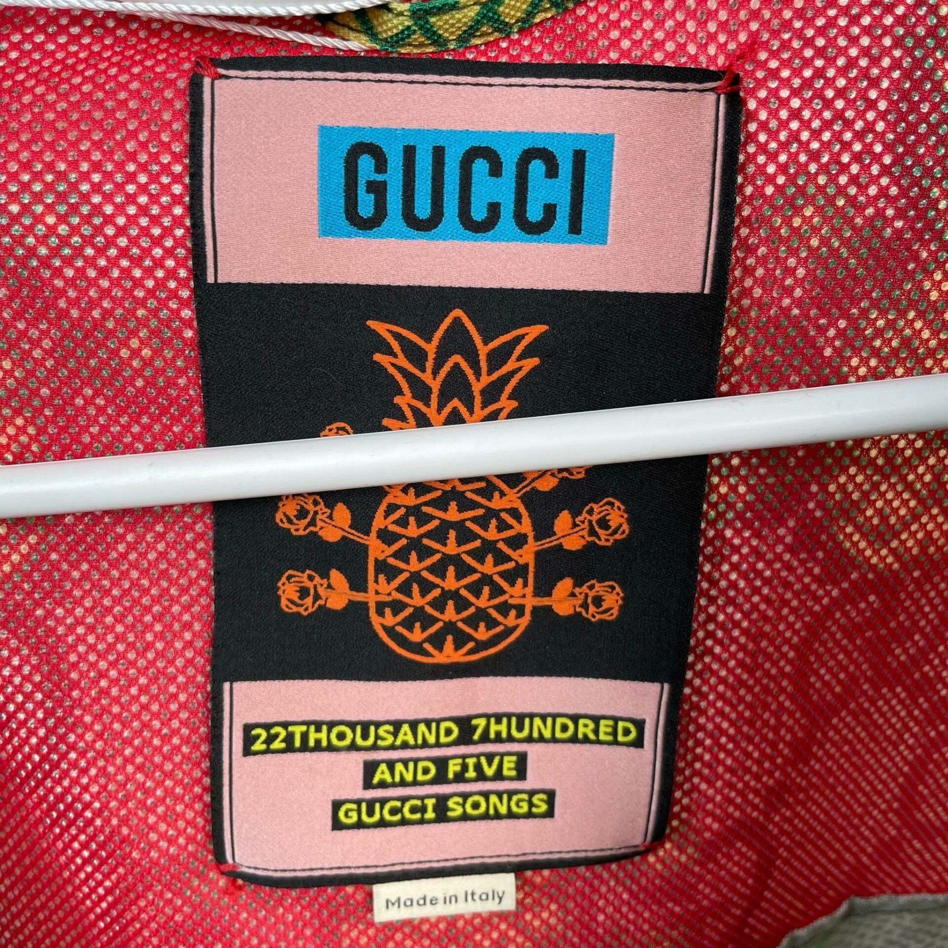 Gucci Gucci Pineapple Logo Print Zip Jacket Size US S / EU 44-46 / 1 - 7 Thumbnail