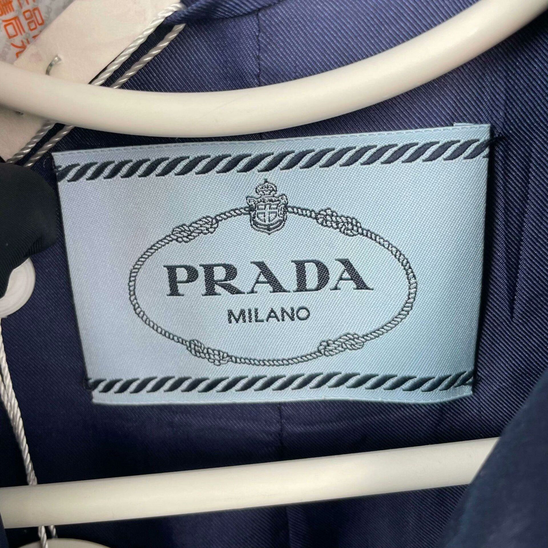 Prada Prada Long Coat Blue Size 38 Size S / US 4 / IT 40 - 3 Thumbnail