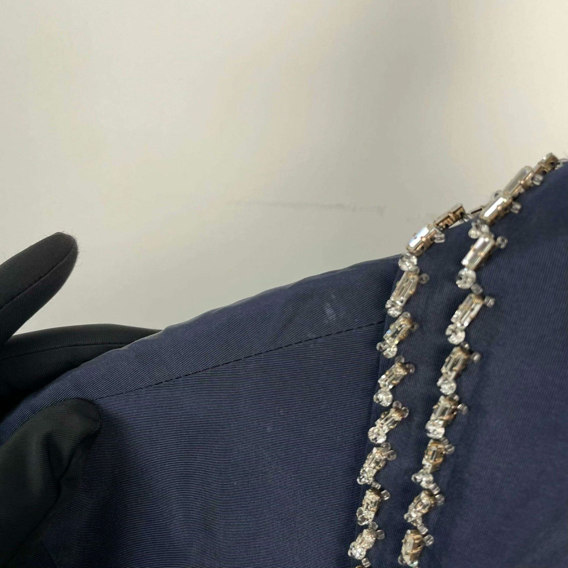 Prada Prada Long Coat Blue Size 38 Size S / US 4 / IT 40 - 8 Thumbnail
