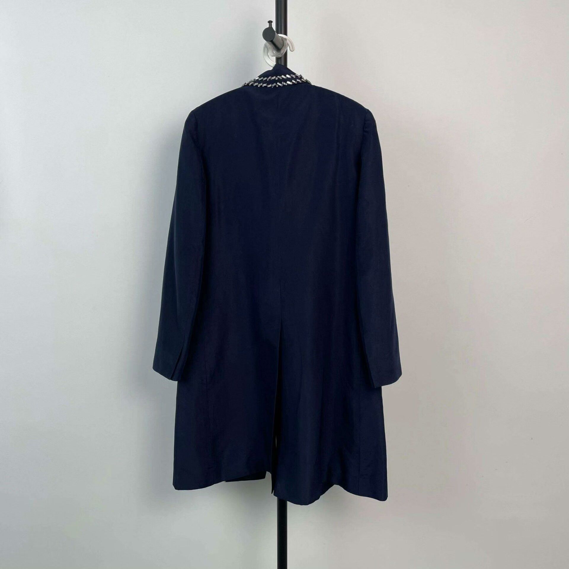 Prada Prada Long Coat Blue Size 38 Size S / US 4 / IT 40 - 2 Thumbnail