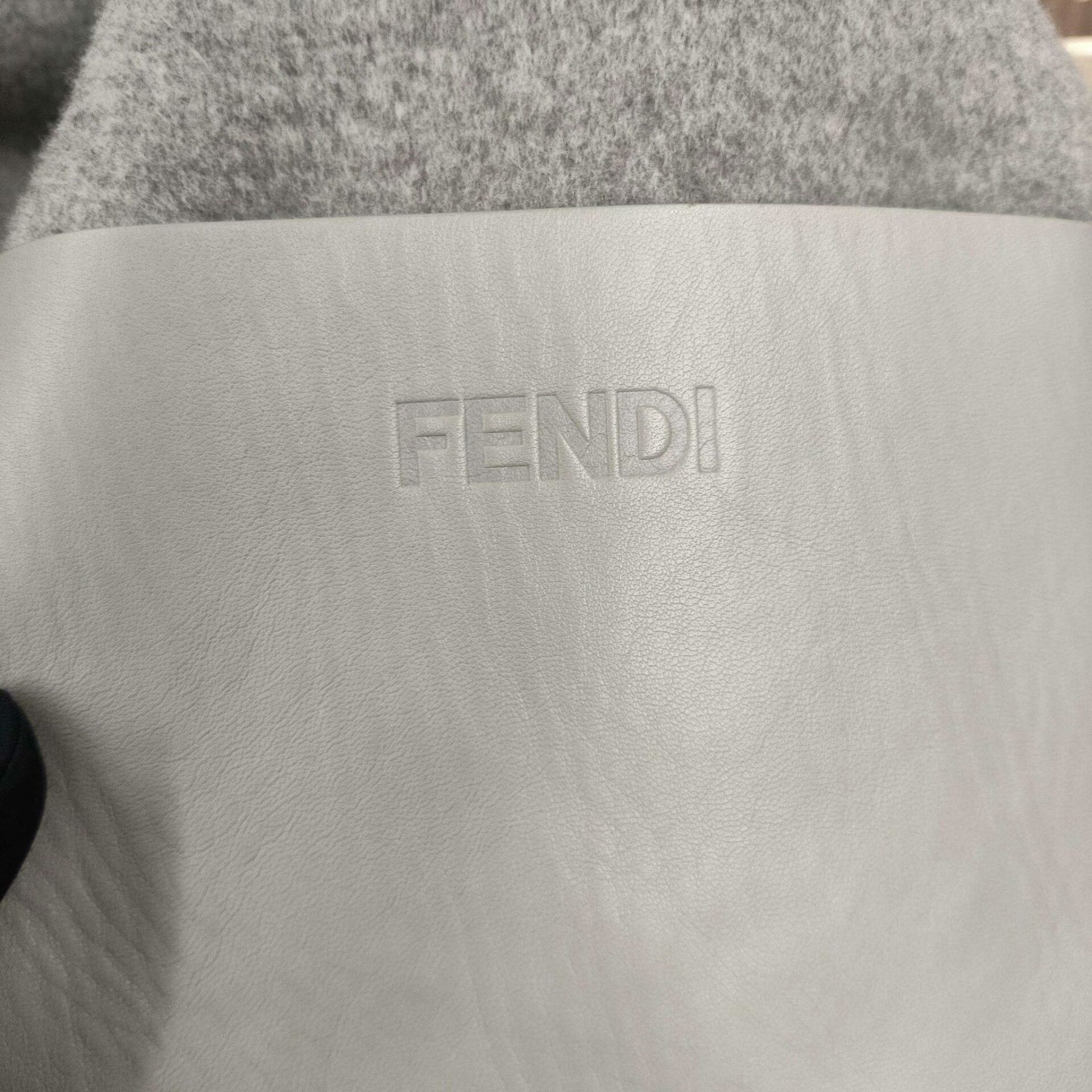 Fendi FENDI Double-Sided Gray Wool Hoodie Size S / US 4 / IT 40 - 3 Thumbnail