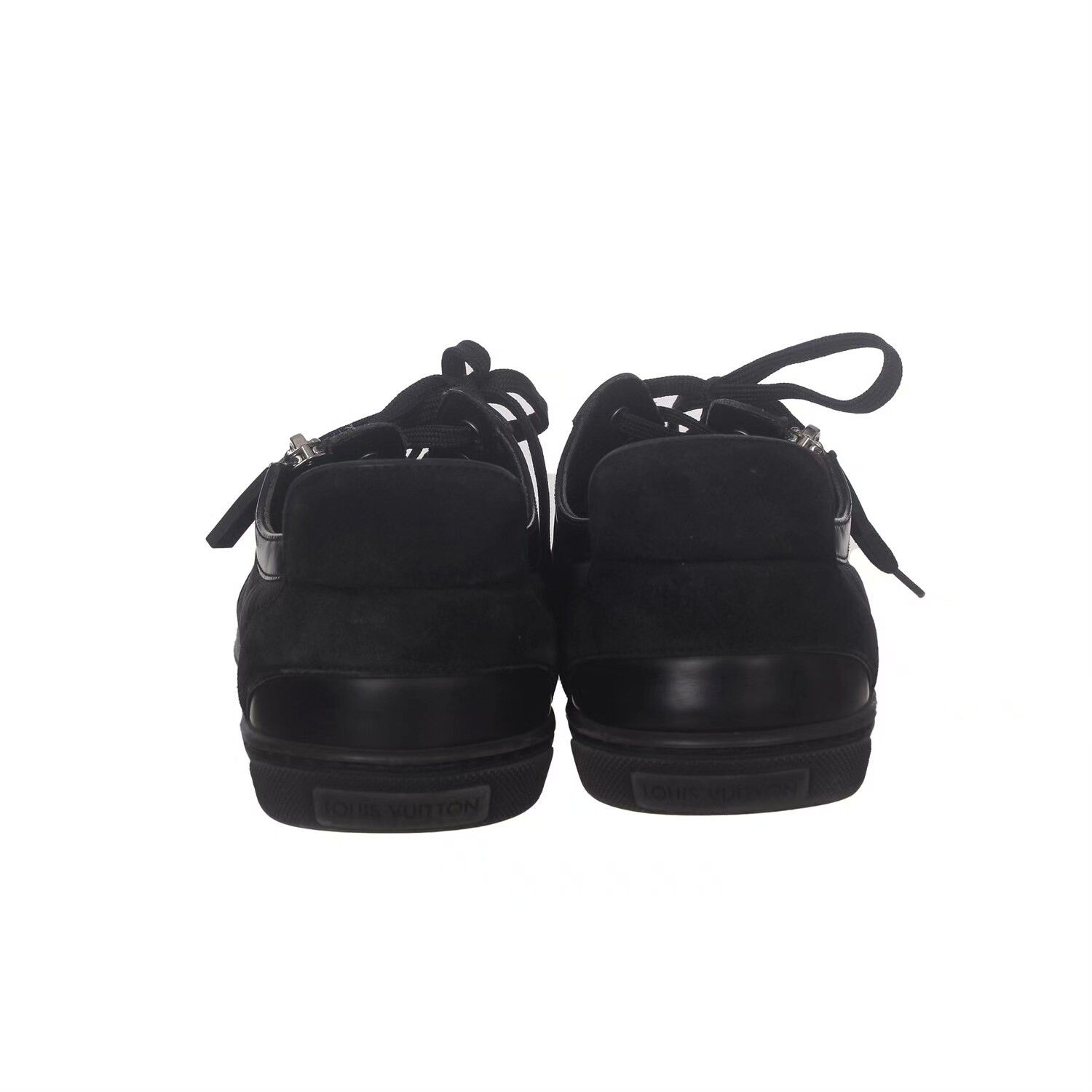Louis Vuitton Louis Vuitton Black Damier Zip Sneakers 41 Size US 8 / EU 41 - 4 Thumbnail