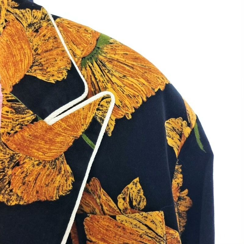 Gucci Gucci Women's Autumn Leaf Print Coat Size S / US 4 / IT 40 - 9 Thumbnail