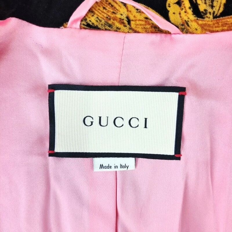Gucci Gucci Women's Autumn Leaf Print Coat Size S / US 4 / IT 40 - 3 Thumbnail