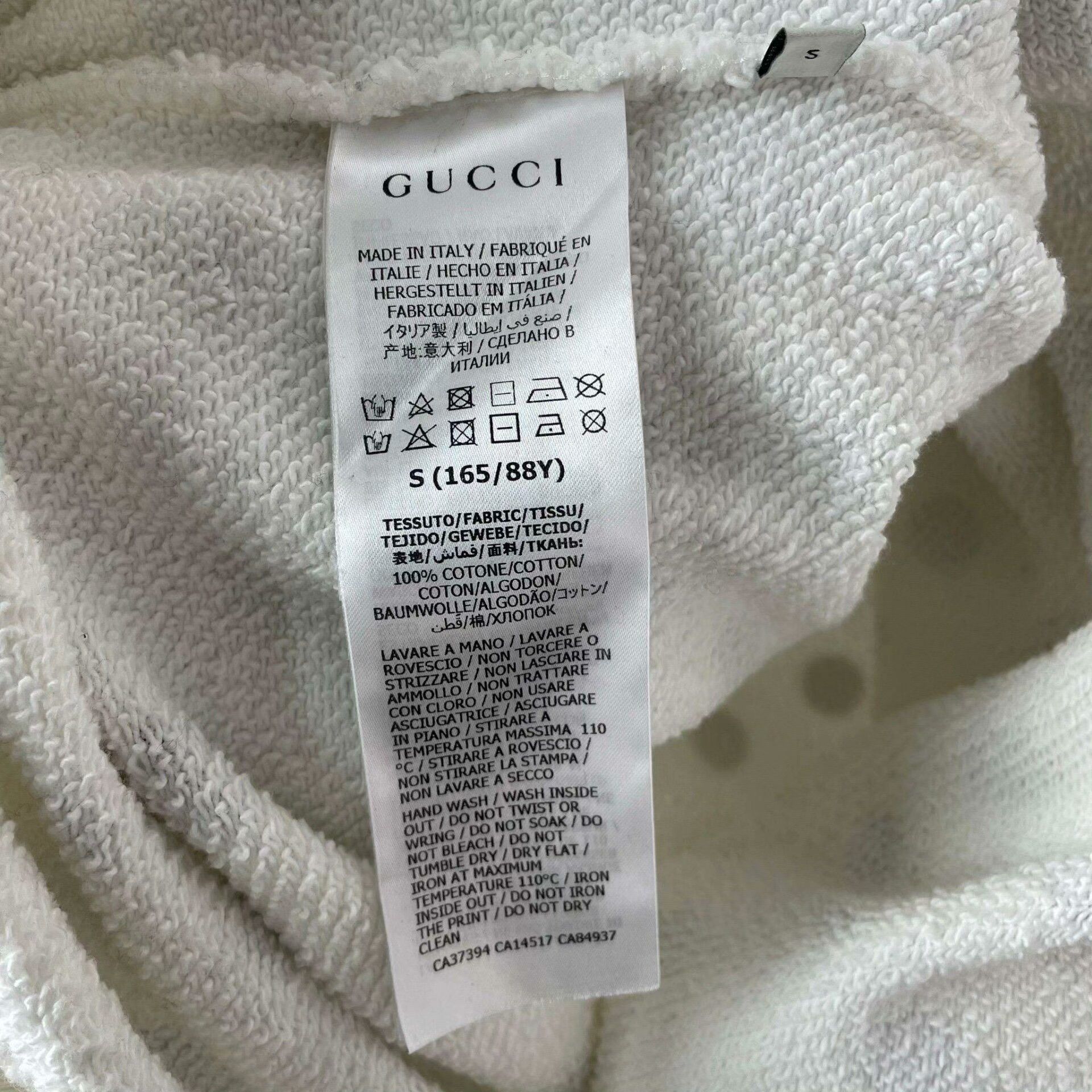 Gucci Gucci White Polka Dot Logo Sweatshirt S Size S / US 4 / IT 40 - 7 Thumbnail