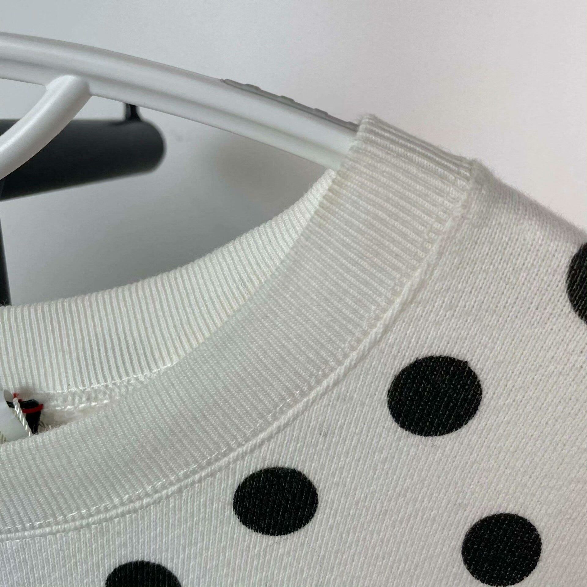 Gucci Gucci White Polka Dot Logo Sweatshirt S Size S / US 4 / IT 40 - 8 Thumbnail
