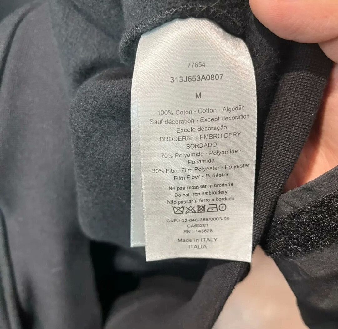 Dior Dior Black Glitter Daisy Embroidery Hoodie Size M / US 6-8 / IT 42-44 - 3 Thumbnail