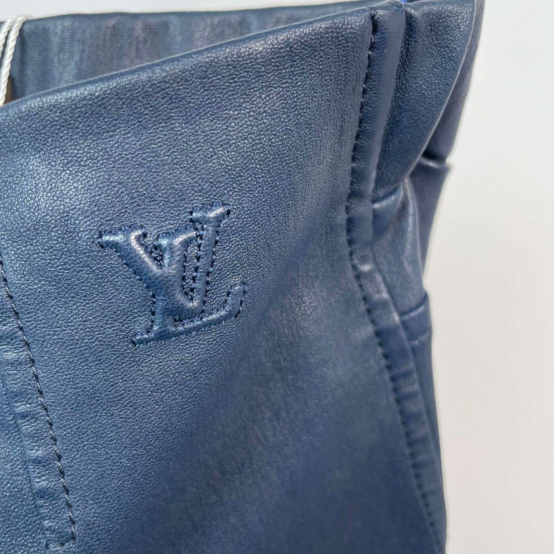 Louis Vuitton LV Sheepskin Blue Pants Size 38 Size 38" / US 16 / IT 52 - 5 Thumbnail