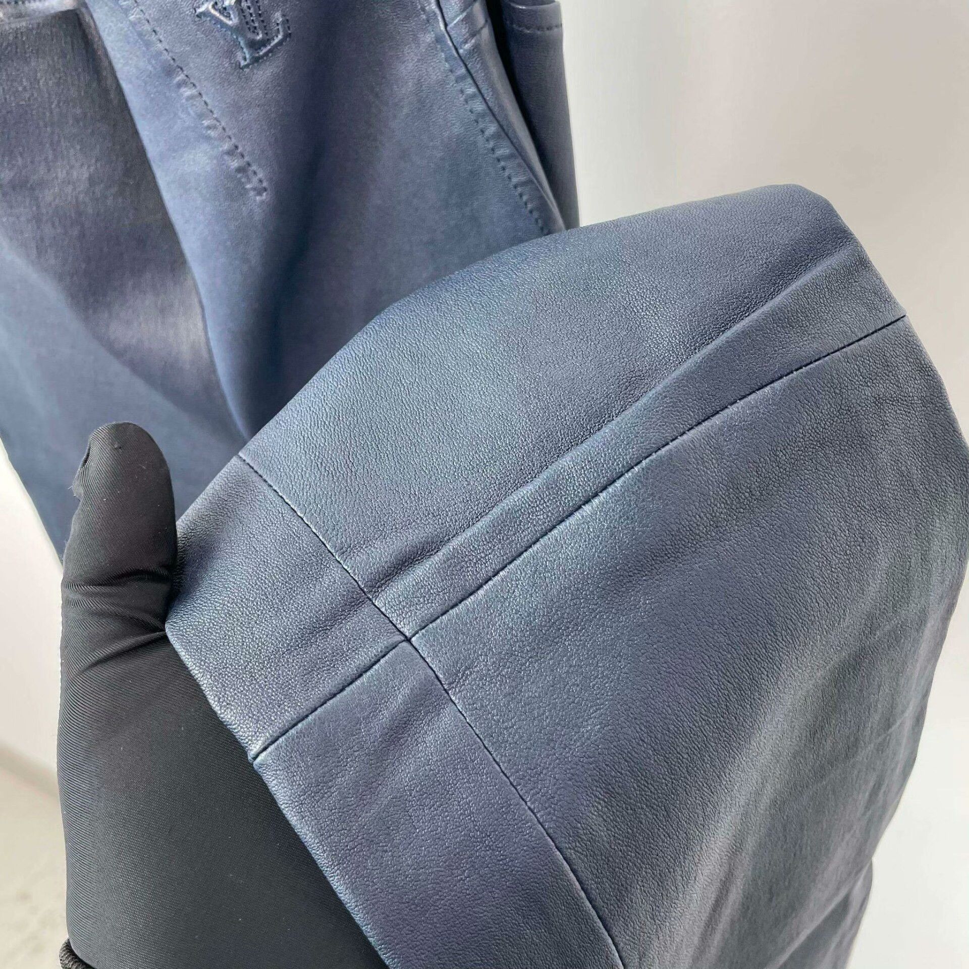 Louis Vuitton LV Sheepskin Blue Pants Size 38 Size 38" / US 16 / IT 52 - 4 Thumbnail