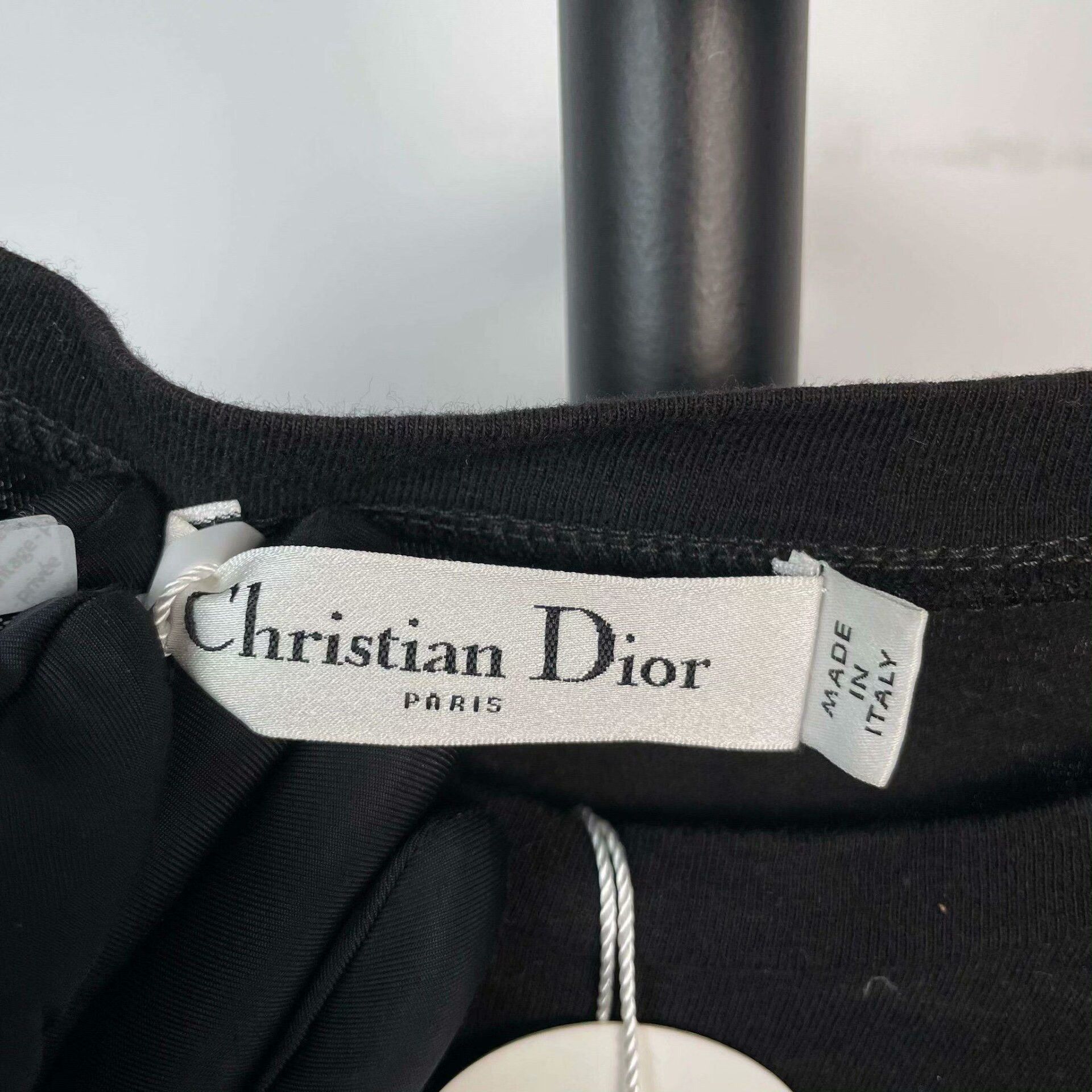 Dior Dior Black Short-Sleeve Top L Size L / US 10 / IT 46 - 6 Thumbnail